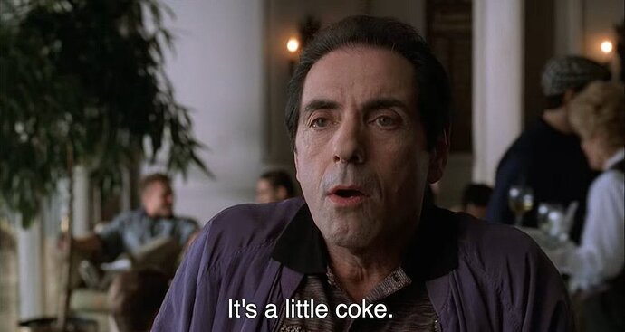 sopranos it's a little coke